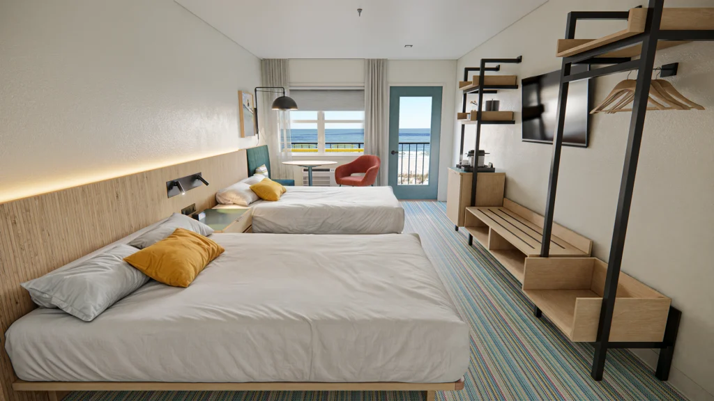 oceanfront double room